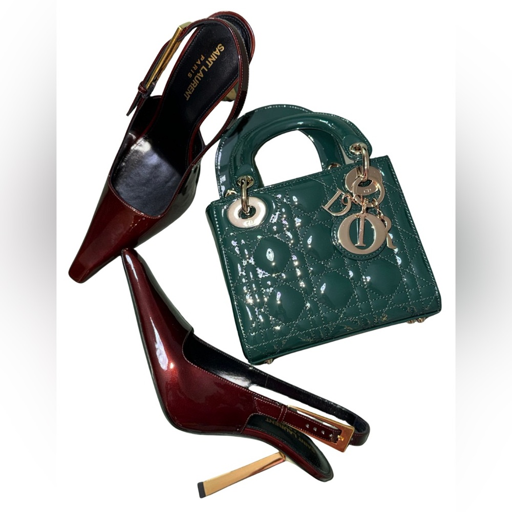 NEW Saint Laurent Marron Glace Shoes